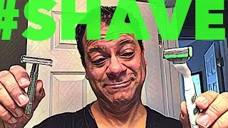Safety Razor vs. Gillette Mach3 Sensitive Power  #shavewars