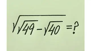 Nice Radical Simplification Question | World Olympiad Mathematics Competition | Simplification 