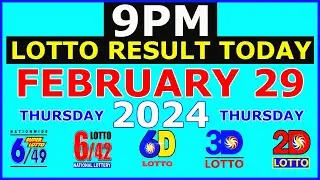 9pm Lotto Result Today February 29 2024 (Thursday)