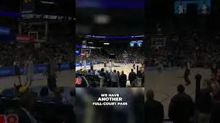Insane 94 Foot Accidental Shot! College Basketball Chaos