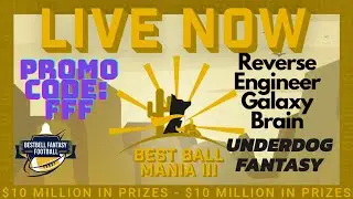 Reverse Engineering the $1M Underdog Fantasy Best Ball Mania 3 Team: The Winning Strategy Podcast