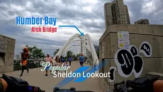 Great Lakes Waterfront Trail is connected to Martin Goodman Trail 👣 with the Awesome Bridge & Park's