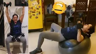 Pragathi Actress Latest Workout Video | Actress Pragathi superb Dance | Filmylooks