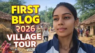 गाँव की सैर,   | My First Vlog 2026 | Village Tour | Daily Village Life  &hearts;️  #firstvlog #villagetour