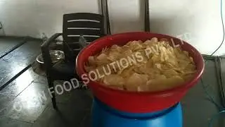BATCH TYPE POTATO CHIPS FRYING LINE