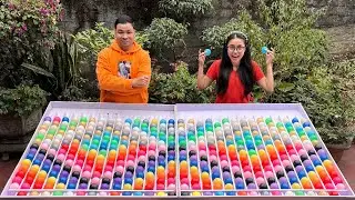 Puzzle sorting ball game challenging game hard mode
