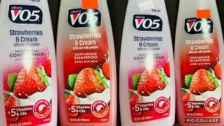 Alberto VO5 champú y acondicionador strawberries 🍓 y cream  sin paravenos ni siliconas ☝️☝️☝️☝️✅
