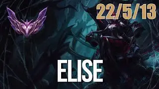1000 LP One-Trick Korean Master: How Elise Carries Her Team to Victory from a Disadvantage!