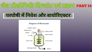 बायोरिएक्टर। Bioreactor class 12 biology । Recombinant DNA technology।