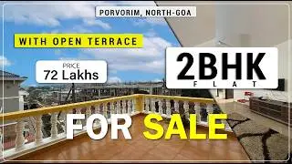 2 BHK Furnished Flat with Open Terrace for Sale in Porvorim, North Goa | ₹65 Lakhs