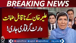 ATC Issues Non-Bailable Warrants | Aleema Khan Case Update | Court Orders - Aaj Pakistan News