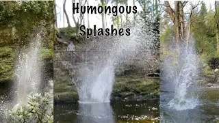 Incredible Rock Splashes at Tollymore Forest Park