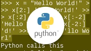 How do I get a substring of a string in Python?