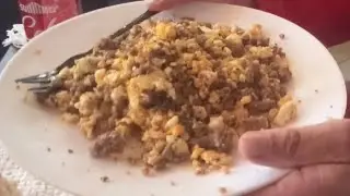 Delicious Portuguese revised recipe. It was really good.