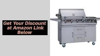Bull Outdoor Products Stainless Steel 7-Burner Natural Gas Barbecue Grill Set