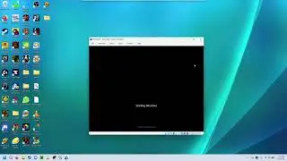 installing windows 7 in a vm with elevator music