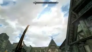 Skyrim SE: Dawnguard DLC: Using Bloodcursed Arrows On The Sun.