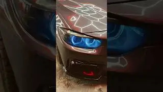 RGB DRL&rsquo;s BMW SERIES 4 ✅🔥#shortvideo #bmw