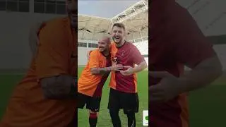 WESLEY SNEIJDER İLE DİREK VURMA YARIŞMASI ⚽️ #galatasaray #crossbar #football
