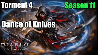 Torment 4 Dance of Knives Rogue Build Shadow Clone - Season 11 Diablo 4 Lord of Hatred #diablo4