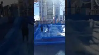 FlowRider Surf Simulator on a Cruiseship#surfing#cruise#cruiseshiptravel#surfingfun#simulator#travel