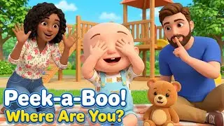 Peek A Boo Song 👶 | Where Are You Mommy & Daddy? | Kids Nursery Rhymes