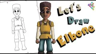 Dragon Rescue Riders: How to Draw Elbone | Easy