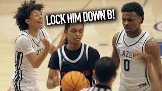 Bronny James Faces Off With His Old School Crossroads! Sierra Canyon Shows No Mercy!