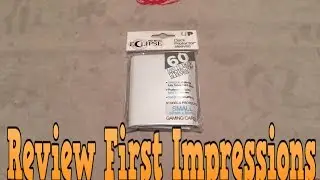 New Ultra Pro Eclipse Sleeves Review/Overview