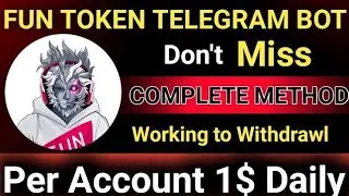 Fun Token Quiz Answers|Fun Token Withdrawl | Fun Token real or Fake |Fun Token working