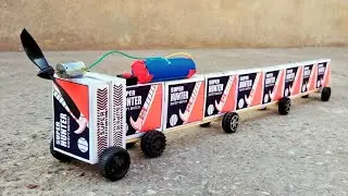 how to make longest fan car with match box high speed DIY toy |mini toys ideas|
