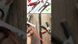 amazing ideas Battery Charger Wire in Clips  battery ke clips  lgane ka Tarika