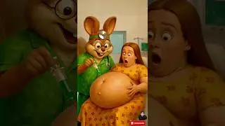 ❤️ Evolution Animal : squirrel doctor and pregnant woman in hospital room🥰AltaAi✅#cute