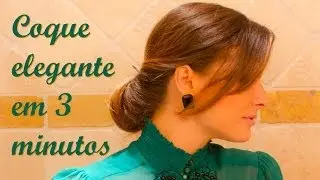 Coque elegante em 3 minutos!
