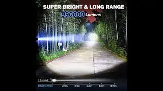 The long-awaited flashlight, Cinlinso Flashlight High Lumens Rechargeable 2 Pack, 990000 Lumen