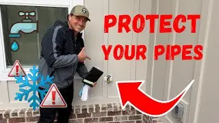 HOW TO PROTECT Your Pipes & Spigots in FREEZING TEMPS. Hose Bib Cover Review!