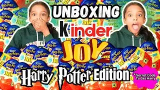 Unboxing Kinder Joy | Harry Potter Edition | Secret Code for Harry | #kinderjoy #harrypotter