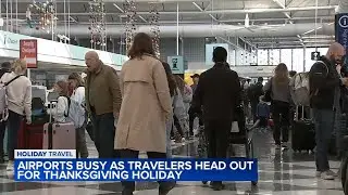 Busy Thanksgiving travel period underway