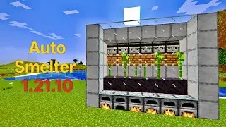 Stop Smelting Manually! Easy Auto Smelter | Minecraft 1.21.10
