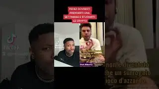 Fedez non capisce lo scopo delle crypto!!⚠️ #shorts #criptovalute #investire