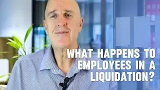 What happens to employees in a liquidation?