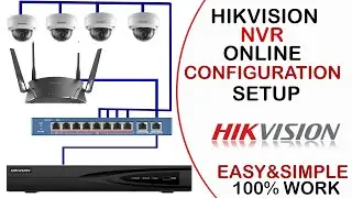 how to connect & online hikvision nvr | hikvision nvr network setup