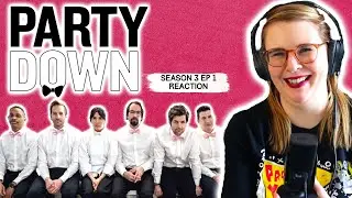 PARTY DOWN - SEASON 3 EP 1 KYLE BRADWAY IS NITROMANCER (2023) REACTION VIDEO! FIRST TIME WATCHING!
