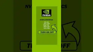 How to Easily Turn On/Off Statistics in NVIDIA
