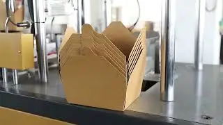 Disposable  Paper Food Container Making Machine Small Home Prices ( Biodegradable)
