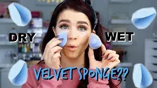 Velvet Makeup Sponge Dry Vs Wet Juno&Co MicroFiber Sponge