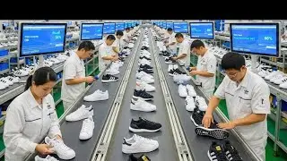 How Sneakers Are Made | Full Shoe Factory Production Line