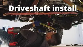 Jeep JL 1310 Front Driveshaft Install