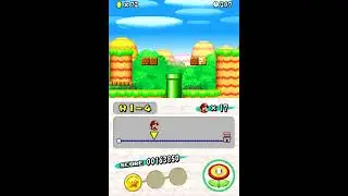 New Super Mario Bros (DS) World 1-4 (Dual Screen)