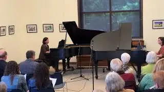 Viajera del Río. M Yáñez, arreglo para dos pianos de Federico Ruiz. Estreno en Richmond, VA